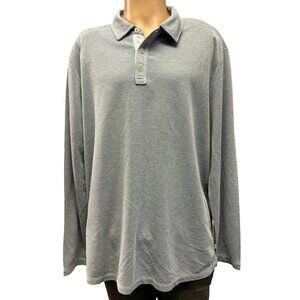 Tommy Bahamas Men's Blue Long Sleeve Polo/Golf Shirt Size XL SKU 2610